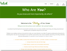 Tablet Screenshot of careerpolish.com